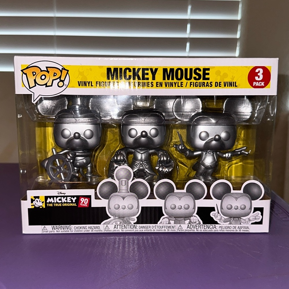 POP Mickey Mouse 3 pack Vinyl Figures